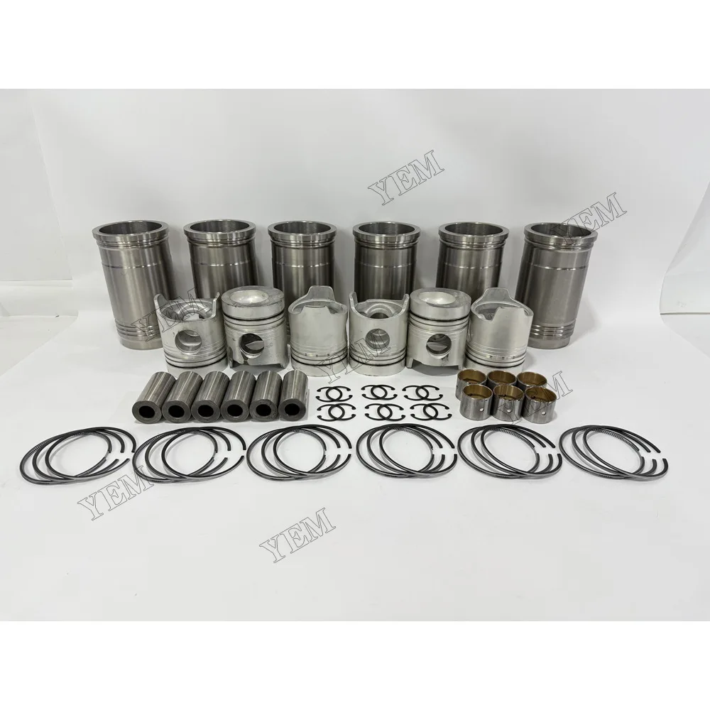 Cylinder Liner Kit for Mitsubishi 6D20 Industrial Engine Parts 4