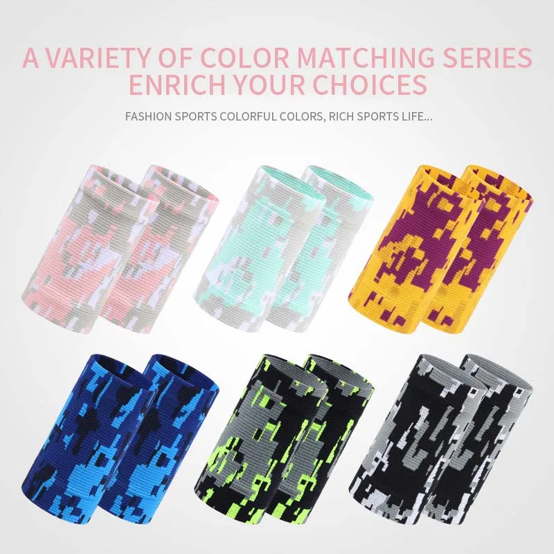 Custom Sweat Bands Knitted Tennis Personalized Wrist Sweatband Outdoor Custom Logo Embroidered Sports Fitness Wristbands