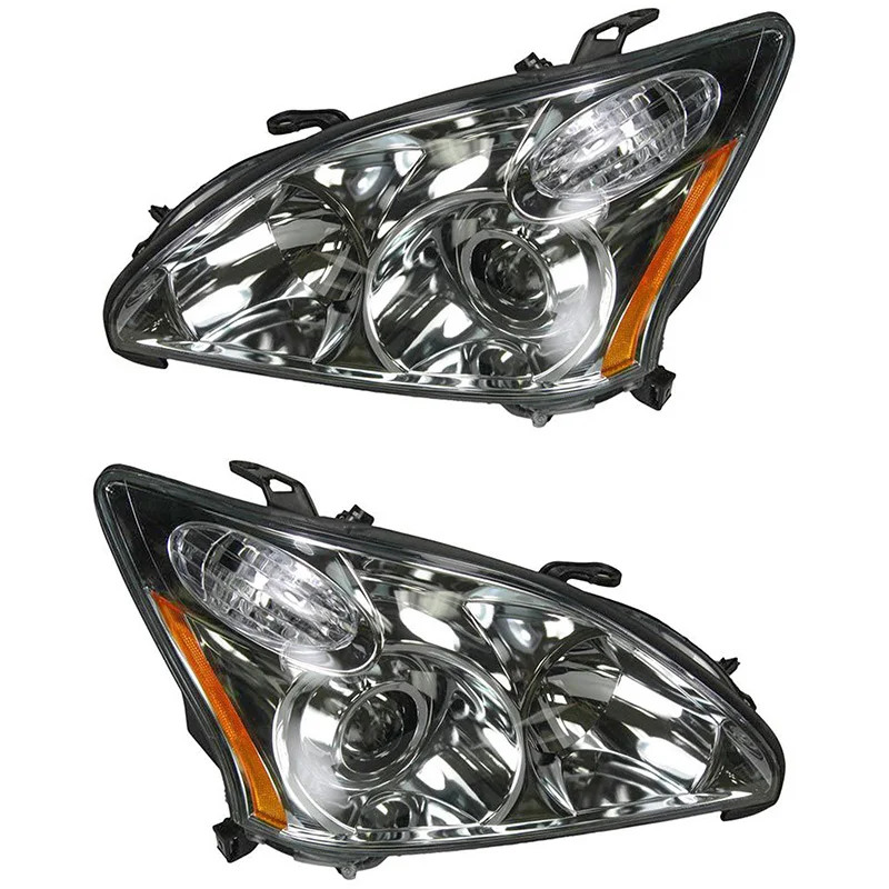 Auto HID  Left & Right Headlamps Pair Set Xenon Headlights for 04-06 Lexus RX330