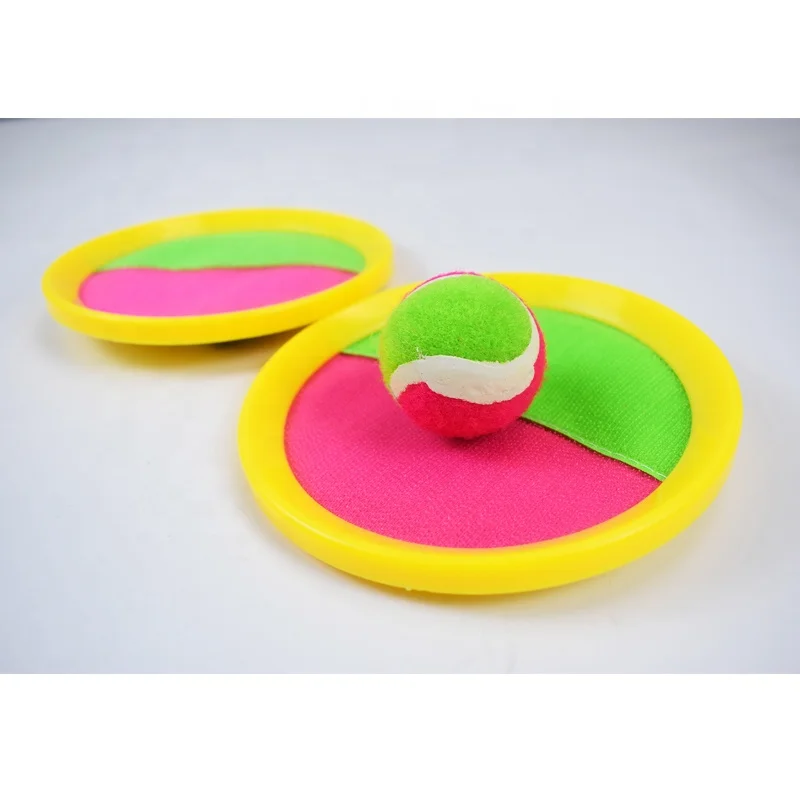 Funny Throw Catch Competitive Sport Sticky Catch Ball Game Set For Beach Toy