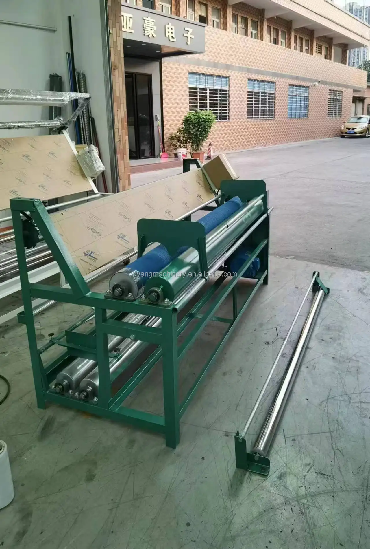 Roll Measuring Machine Textile Finishing Cloth Meter Counter Roller Machine Fabric Inspection ...