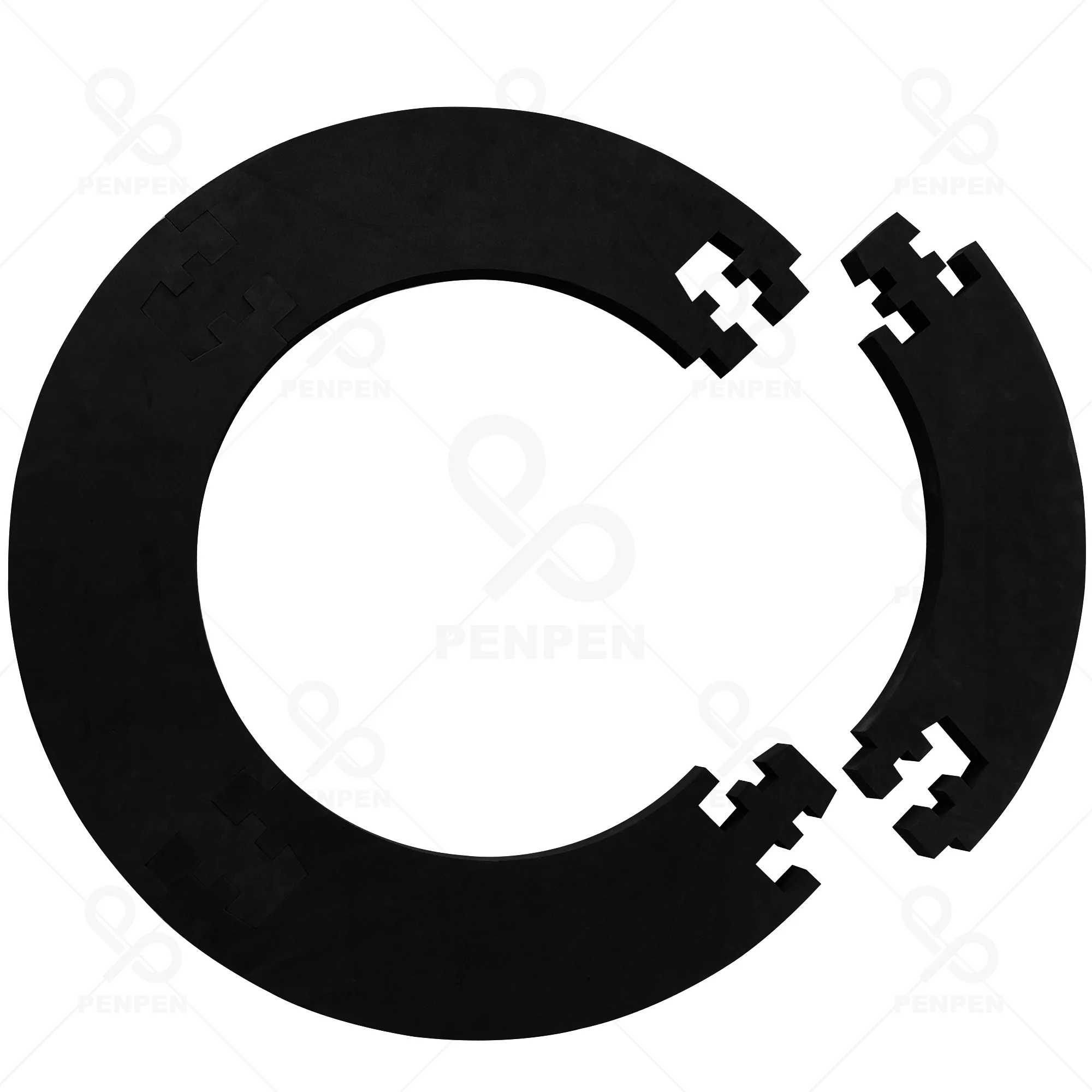 Custom Professional EVA Dartboard Surround for Dartboard Wall protection Black Color HQ0201