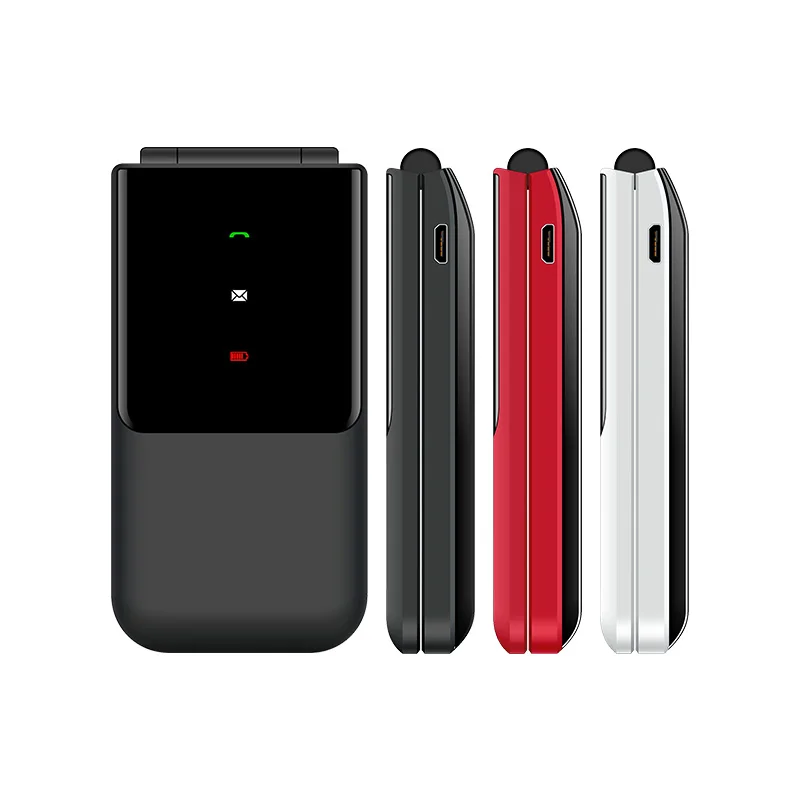 Flip Phone Gsm UNIWA Keypad Mobile Phone Large Keyboard Ad Large Bettery Senior Cell Phones F2720