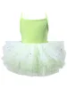 suspender skirt] fruit green