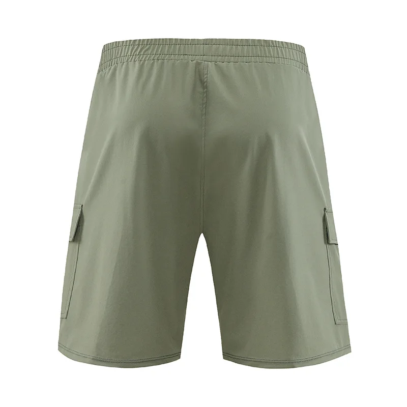 Pantaloncini con coulisse da uomo estivi in tinta unita personalizzati con pantaloncini da palestra con tasche653_voghion.com