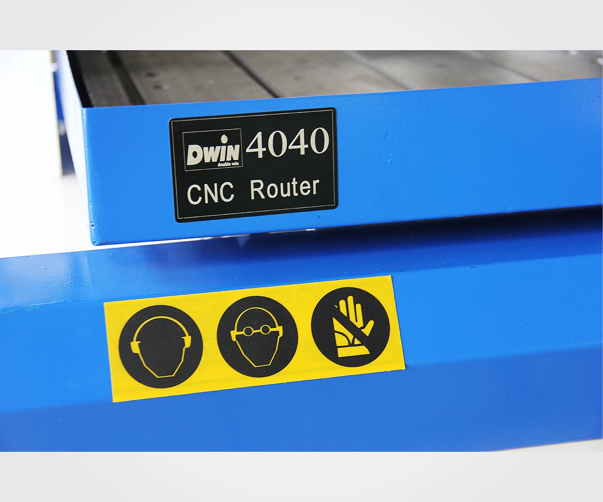 CNC Router 3 Axis Work Centers Metal Rotary Milling Machine With Table Moving 4040 6060