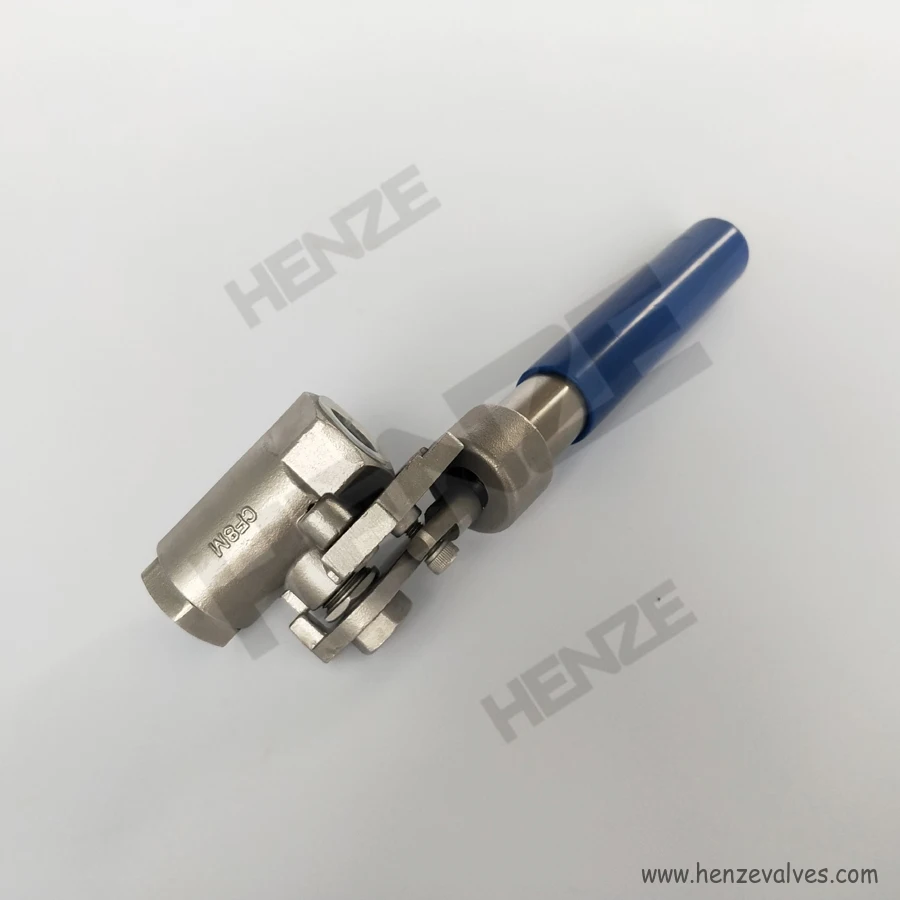 Deadman Ball Valve with Spring Return Handle for Self Close 1/2" 3/4" 1" 11/4" 11/2" 2"