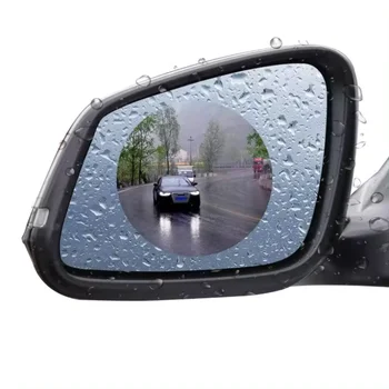Water Proof Clear Plastic PET Car Mirrors Anti Fog Rear View Mirror Rain Proof Plastic Protector PET Film