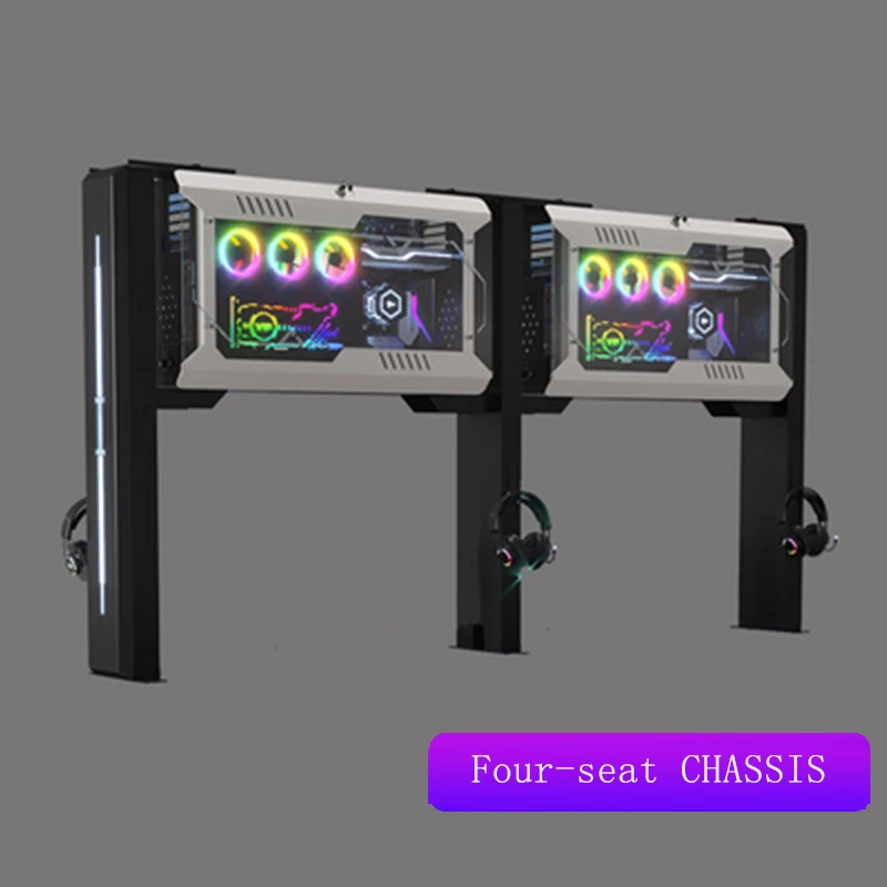 Factory OEM Custom Computer PC Case Gaming Cabinet RGB  LED Lights Gaming Computer Cases for Desktop
