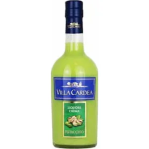 Traditional Recipe Italian Liqueur Crema Al Pistacchio Villa Cardea Liqueur 0,50 Lt - 6 Bottles Per Box