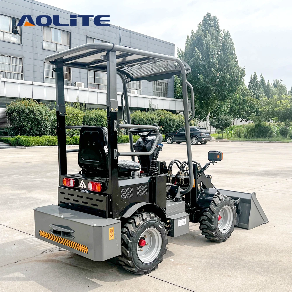 AOLITE 604 Radlader Elektrisk Mini Loaders Wheel Loader 500kg