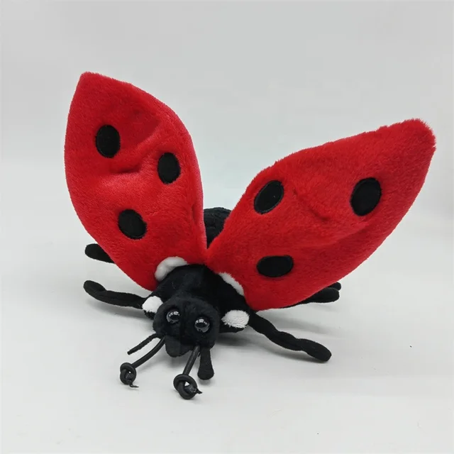 Plush cute Butterfly Bees insects Stuffed Animal Cartoon Design Dolls Educational toy for children  toys