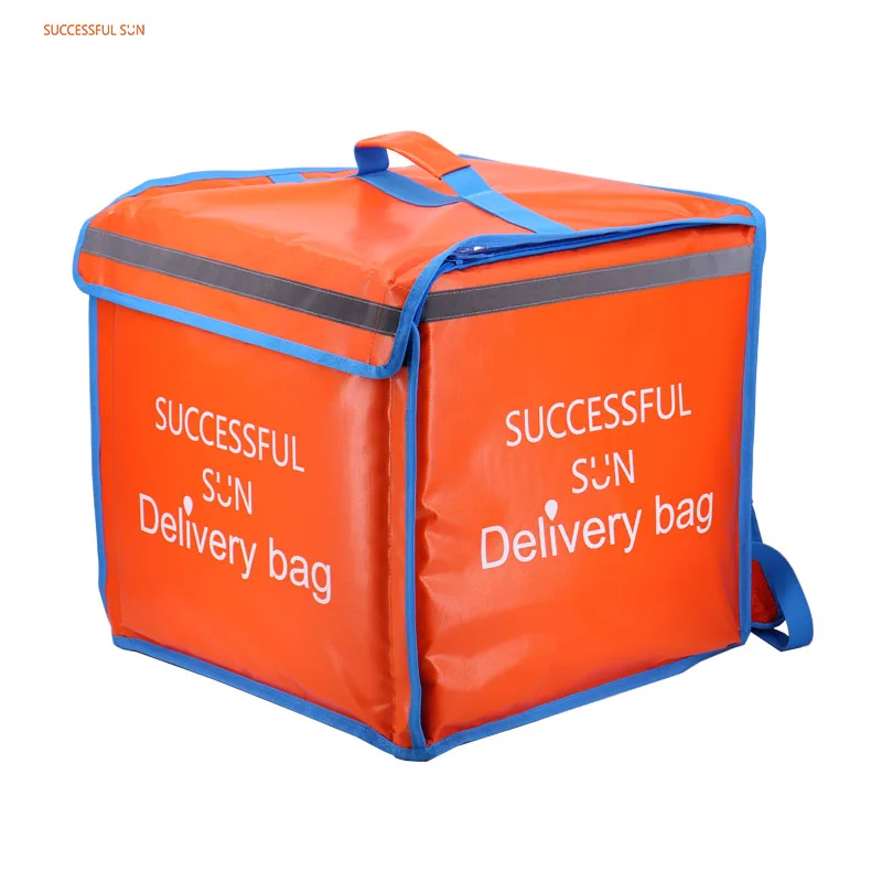 Customized logo Waterproof  Thermal Pizza Delivery Motorcycles Bicycle Food Delivery Bag