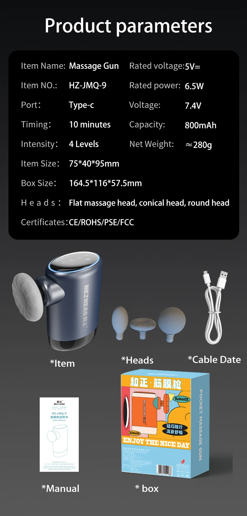 Latest Products 2025 Recovery Gun Vibration Massage Body Deep Tissue Muscle Vibration Massage Gun Muscle