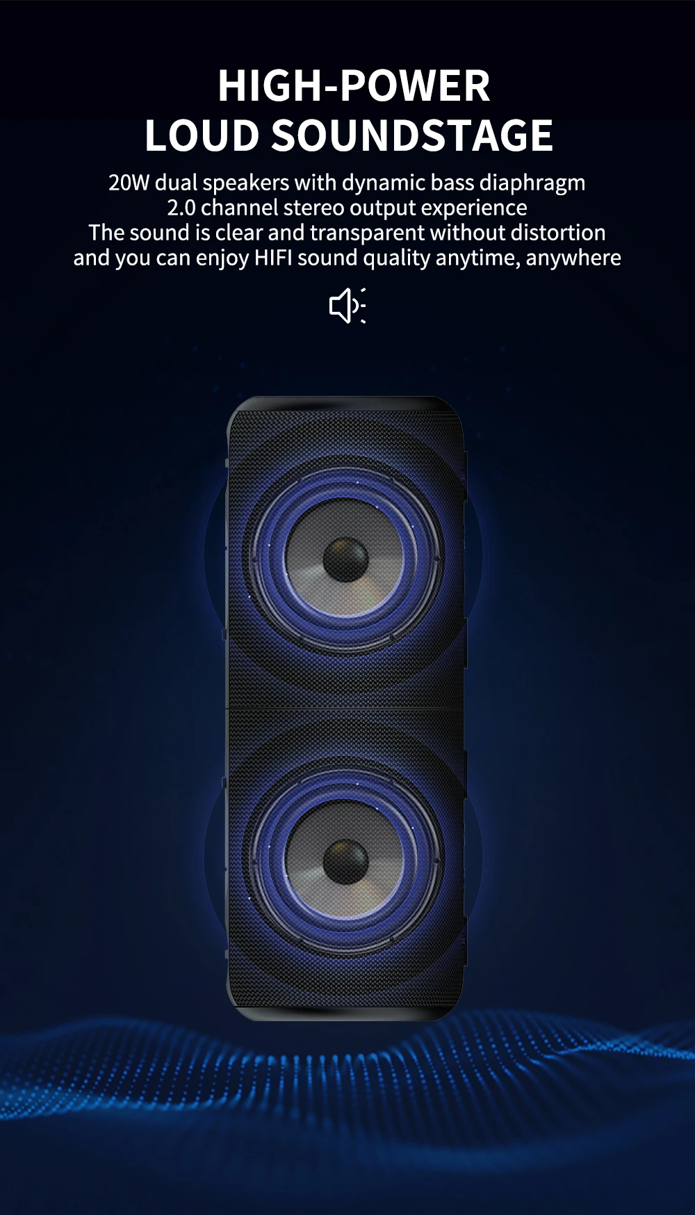 2 in 1 Separable BT5.3 Speaker for TV with Subwoofer 360 Stereo Surround Wireless Music Box TF Card Home Theater TWS Speaker