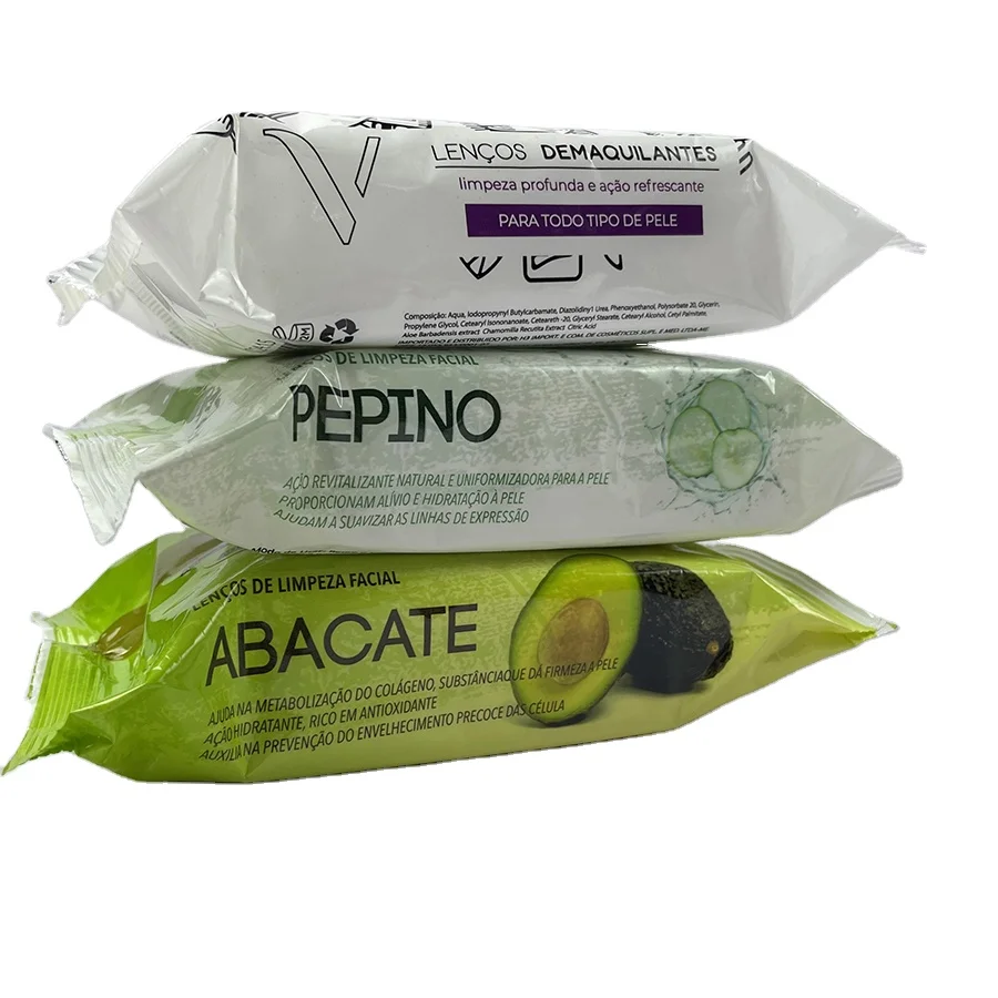 Makeup Remover Face Wipes Biodegradable Wipes Individually Packaged