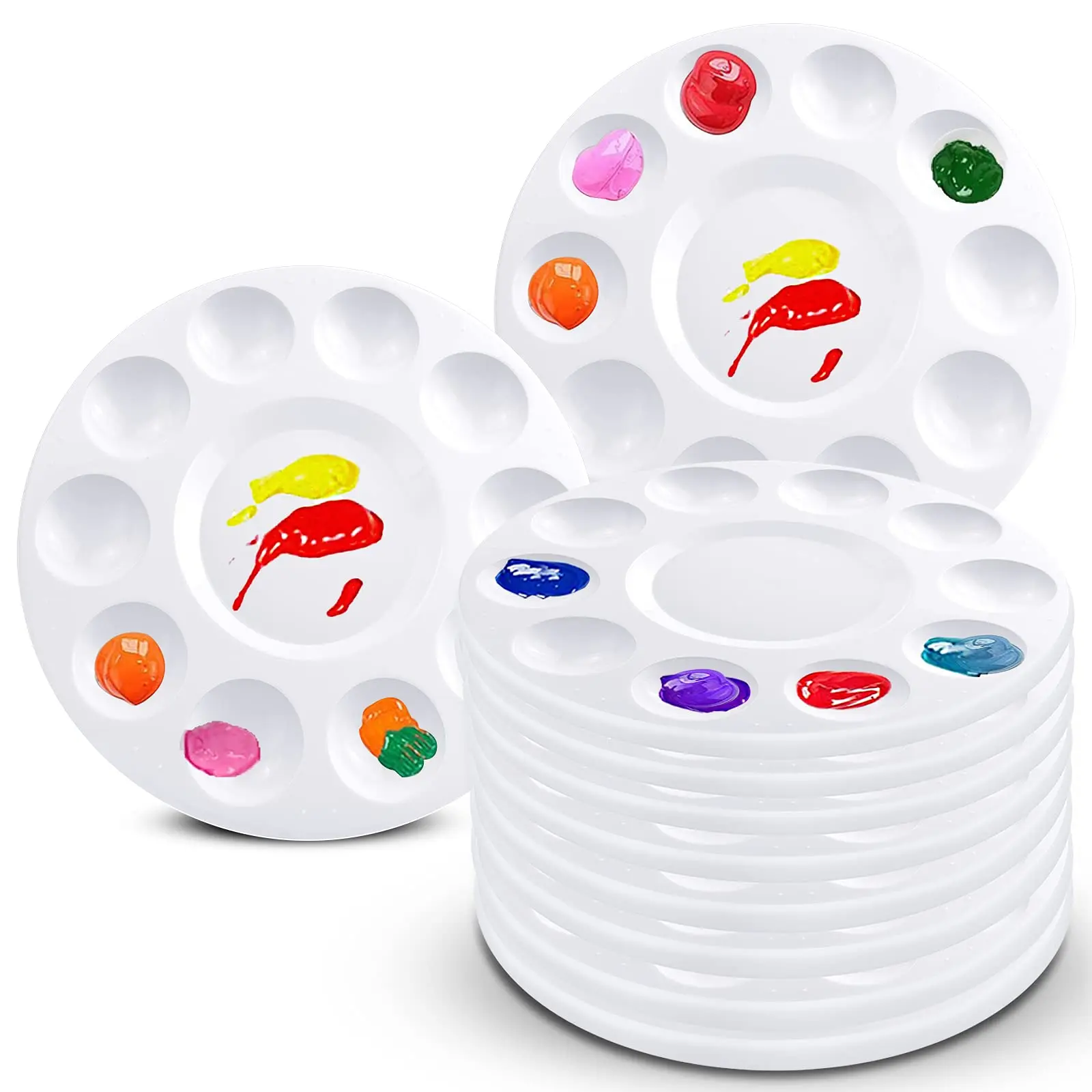 10 шт., пластиковые круглые лотки Xinbowen для самостоятельной сборки дома, детского сада или школы