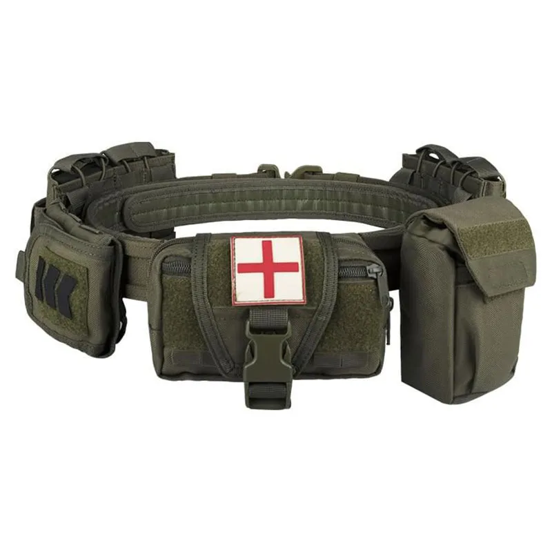 Outdoor Premium Adjustable Quick Release Tactical Security Duty Equipment Heavy Duty Belt Modular Equipment Waist Belt