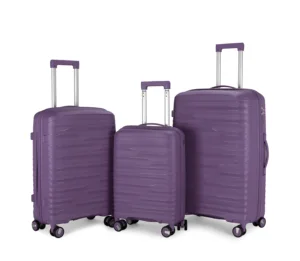 Designer Luggage Factory Wholesale PpTravel Suitcase 3 Piece Trolley Luggage Set Carry-on Large Capacity Luggage With Wheels