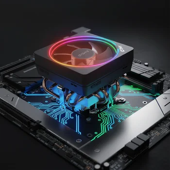 AMD Wraith Prism RGB Fan for Ryzen 7, 9, and 7800X3D to 9800X3D