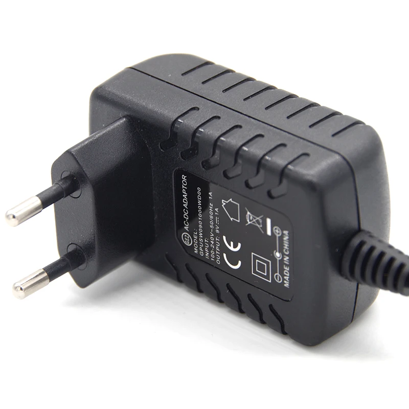 input 100-240v 50-60hz ac dc 9v