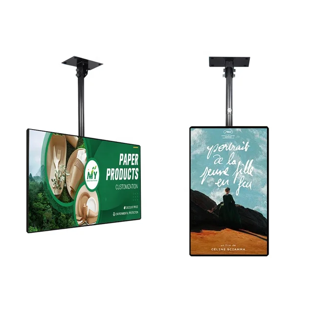Original Factory Wall Mount Advertising Players Ultra Thin Android LCD Screen Display Digital Signage