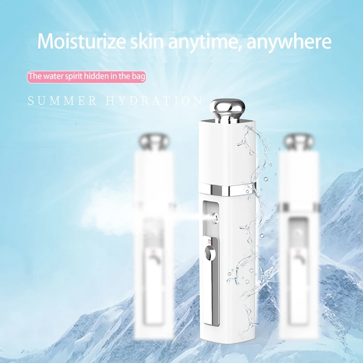 High hydration personal mini facial atomizer nano spray face vaporization facial steamer small water replenisher