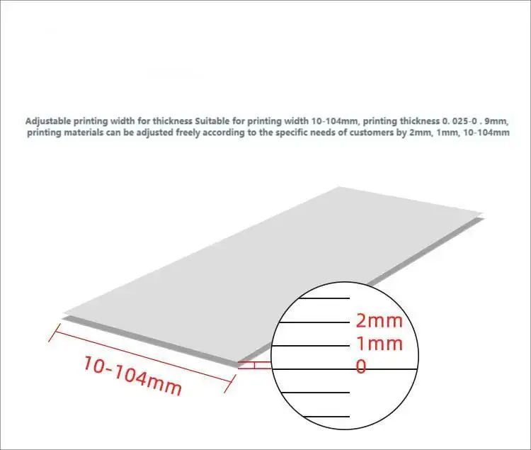 Customized Desktop High-speed Digital Ribbon Printing Machine Personalized Satin Hot Foil Mini Printing Machine