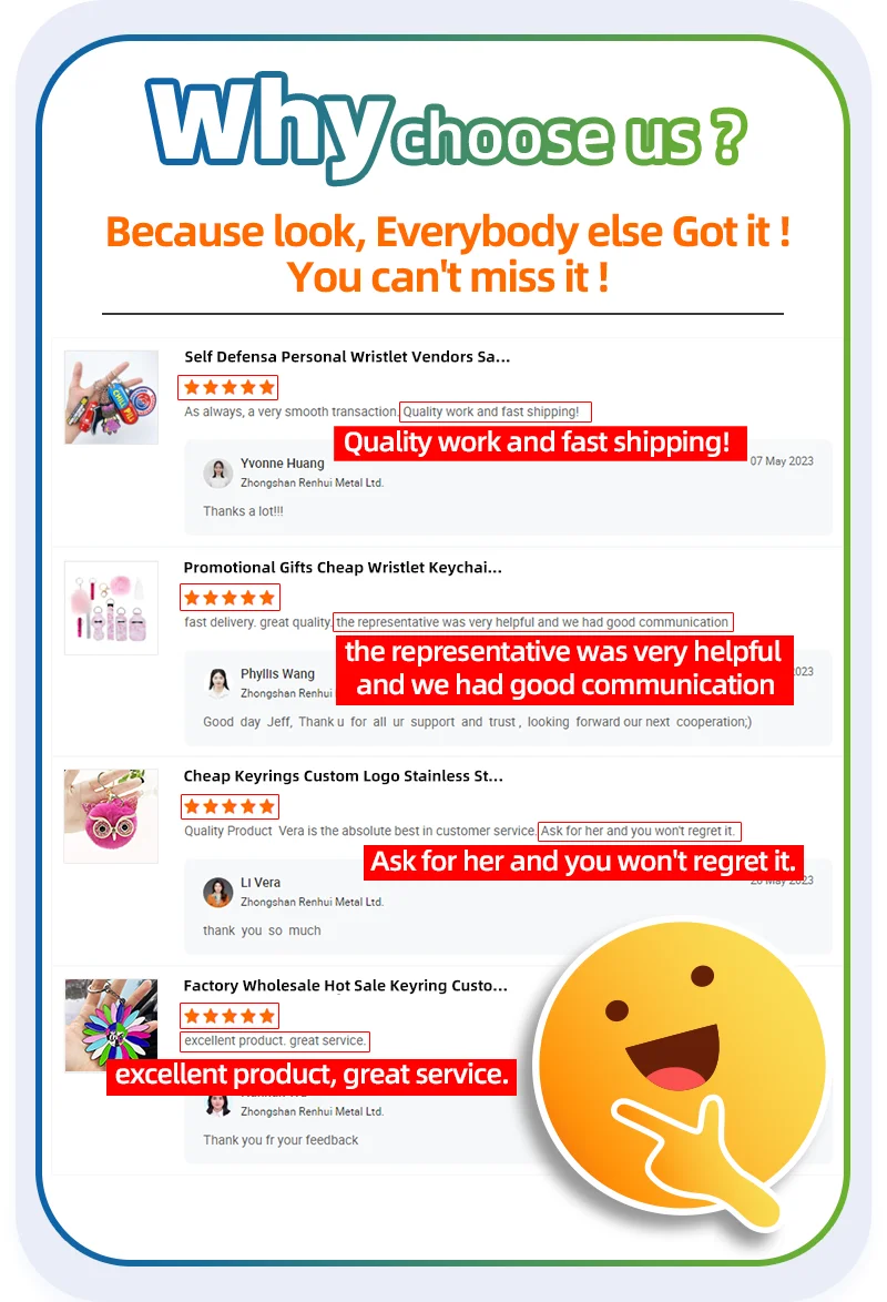 Renhui Fidge Finger Karambit Large Ninja Fidget Keyring Key Ring Custom