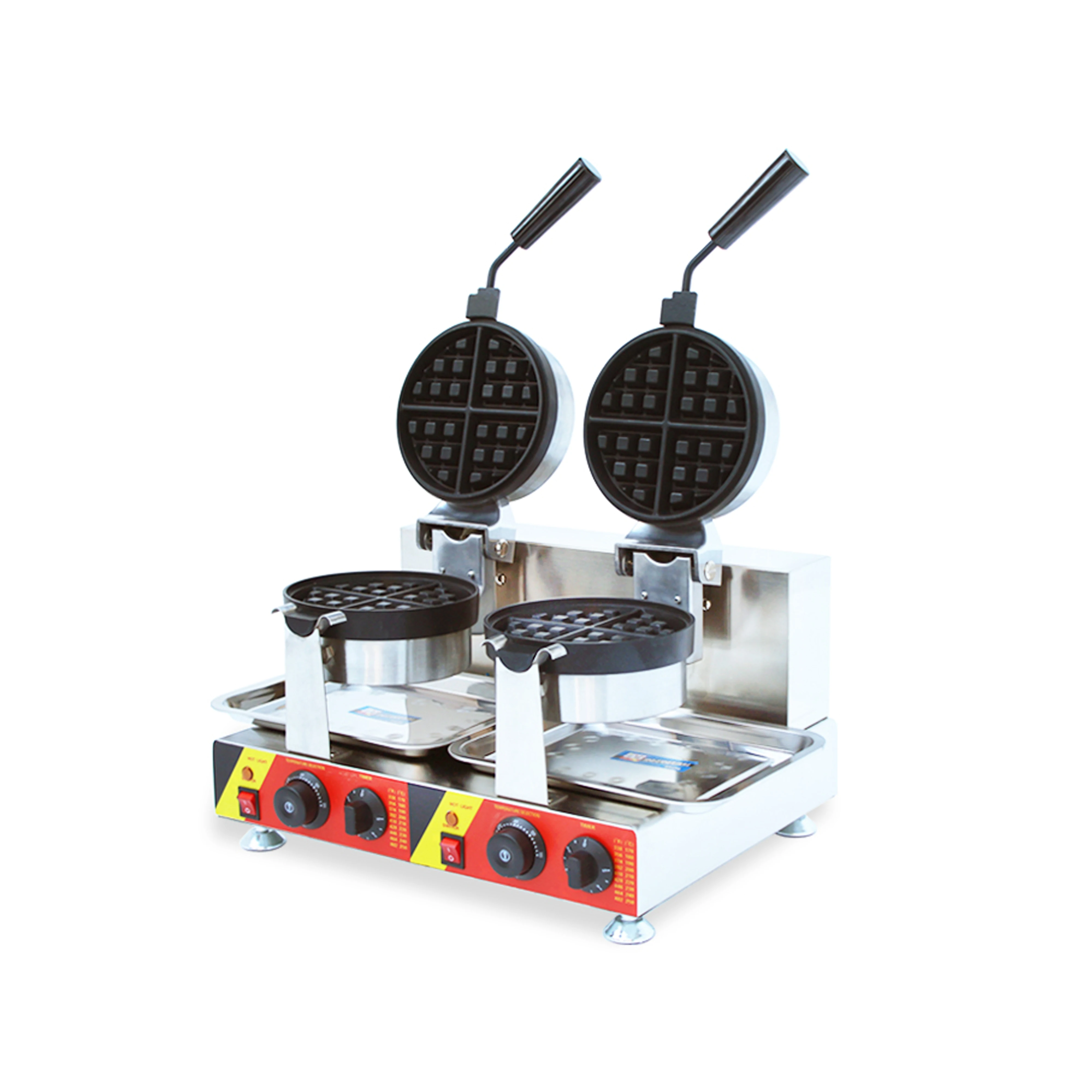 4 round waffle maker