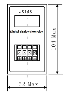 Meishuo JS14S Digital Time Relay AC 24V 36V Miniature Size with High Power Contact Load Sealed Protect Feature