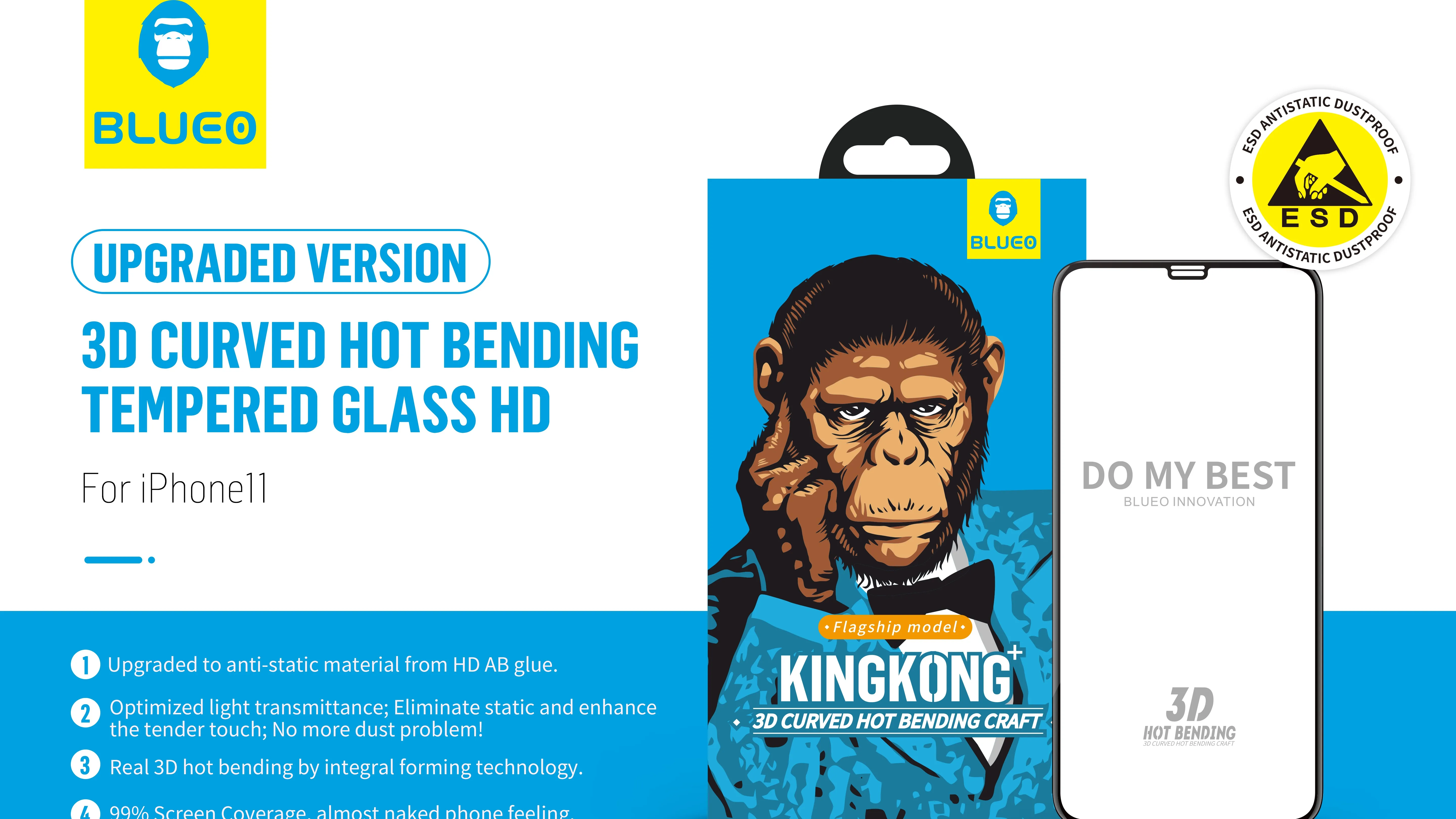 blueo for iphone 12 11 pro max x xs xr 3d