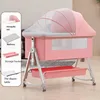 Bed + Changing Table(Pink)