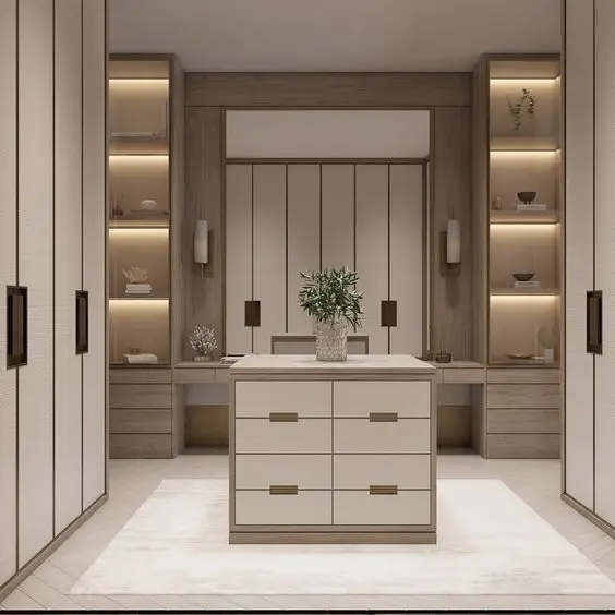 Custom Design White Door Closet Open Door Wardrobe Furniture Bedroom Wardrobe