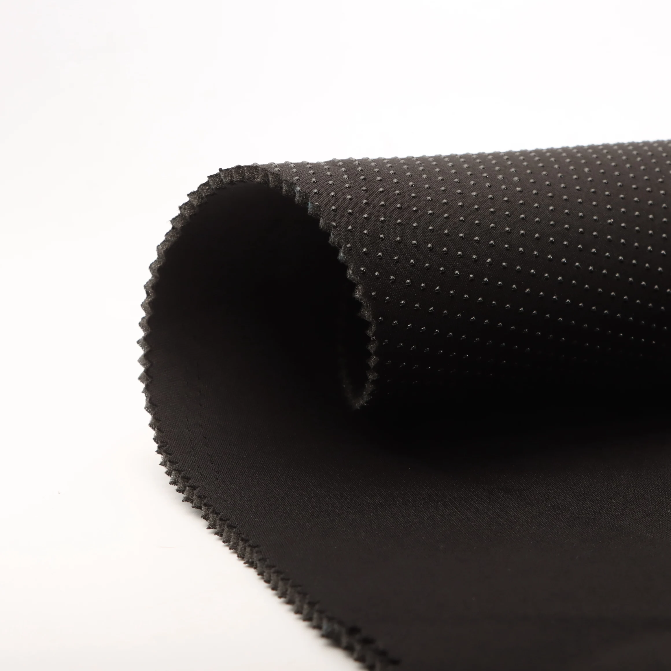 ਗਰਮ ਵਿਕਰੀ ਪੌਲੀਏਸਟਰ ਐਂਟੀ-ਸਲਿਪ ਡਰਾਪ ਪਲਾਸਟਿਕ ਲੈਮੀਨੇਟਡ ਫੋਮ ਕਪੜਾ ਐਂਟੀ-ਸਲਿਪ ਫੁੱਟ ਪੈਡ/ਸੋਫਾ ਸੀਟ ਕਵਰ/ਐਂਟੀ-ਸਲਿਪ ਦਸਤਾਨੇ 'ਤੇ ਲਾਗੂ