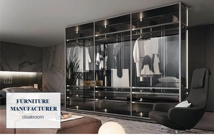 Waybom Modular Custom Cabinet Aluminium Alloy Closet System Design ...
