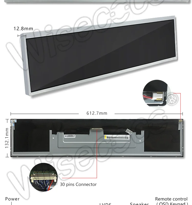 24 lcd panel size in stock