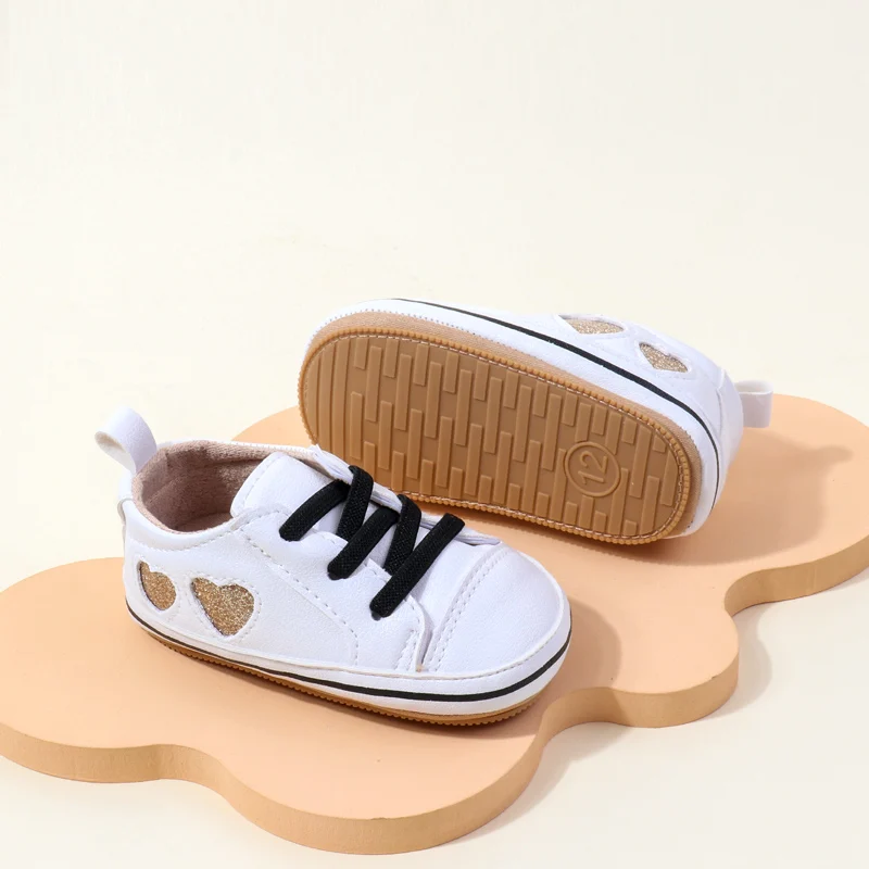 Wholesale New Arrival Anti-Slip TPR Soft PU Baby Dress Shoes with Flat Outsole for Boys and Girls Tollder Baby Walking Shoes factory