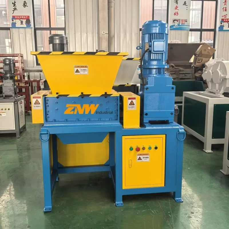 Plastic Chipper High Performance Double Shaft Home Use Chipper Shredder Machine with ...