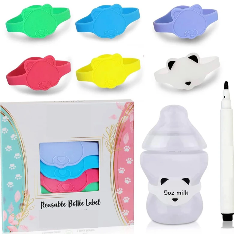 Daycare Reusing Baby Bottles Durable, Reusable Silicone Baby