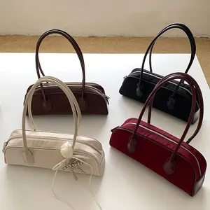 Womans High Quality New Female Boston Bags Bolsos De Mujer Women Trending Leather Nylon Shoulder Bag