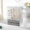 Gray 2 layers flannel + 5 layers transparent drawers