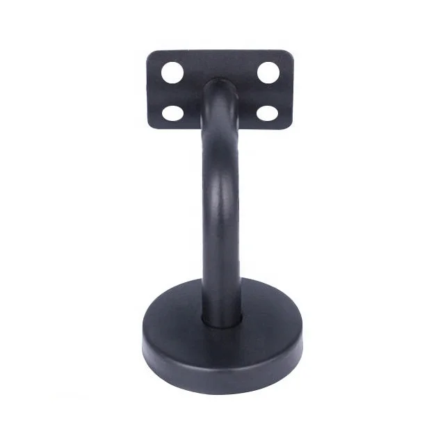 Оптовая Продажа Настенный современный черный из нержавеющей стали внутренний лестник поручень опоры кронштейны