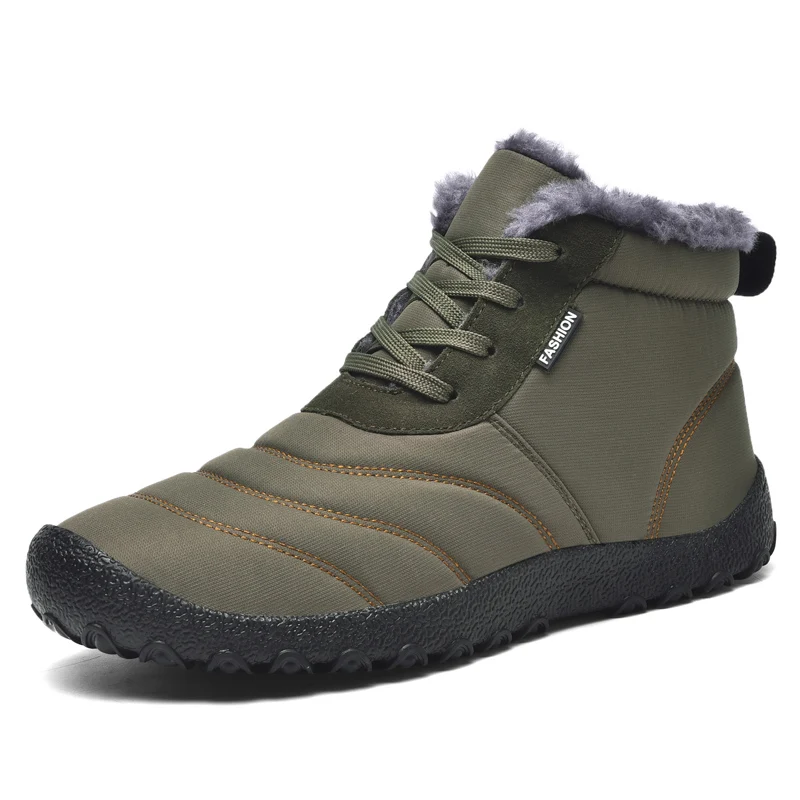 New Arrival High-top Add Cotton Keep Warm Men Anti Slip Winter Snow Boots