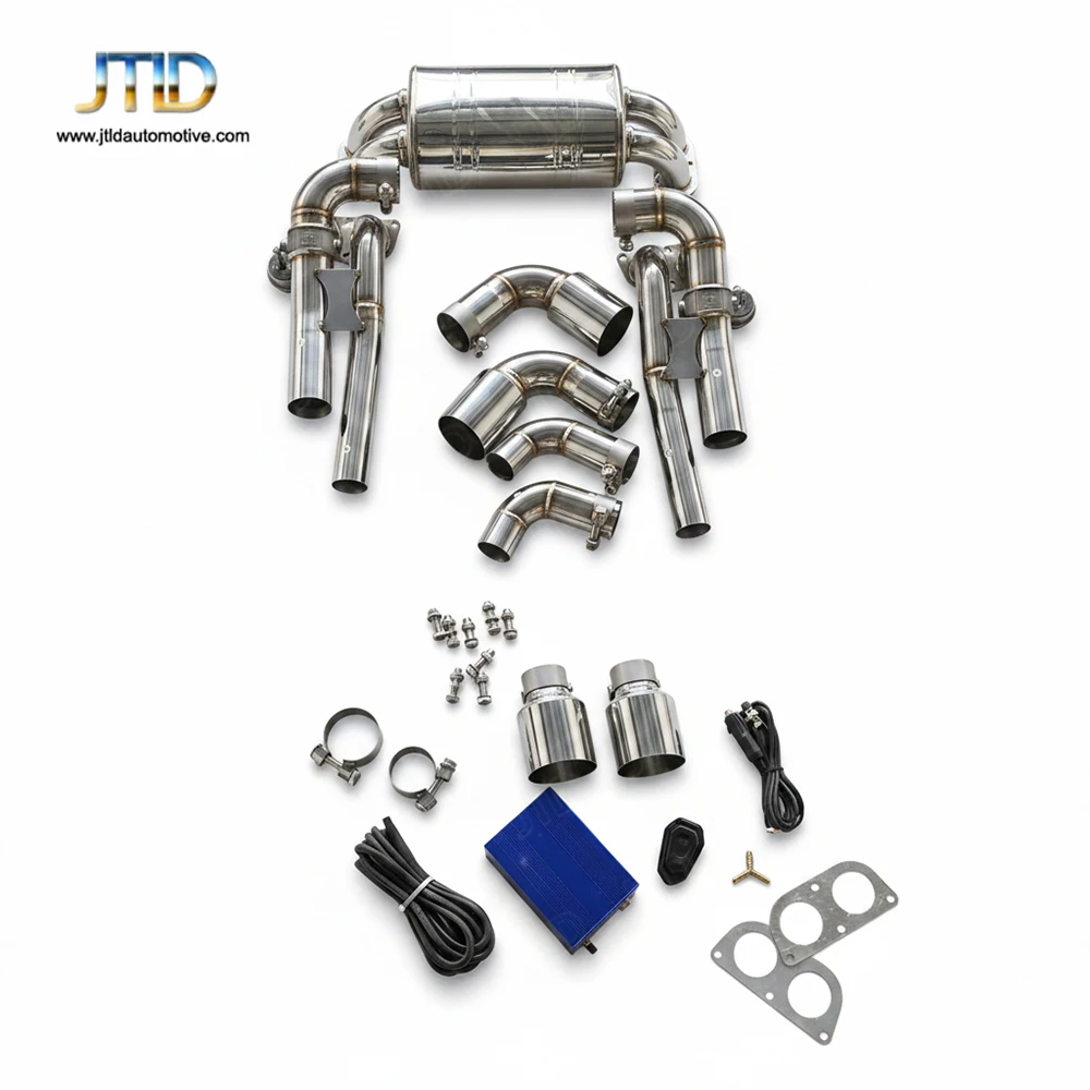 Performance Exhaust System With Remote Control Electronic Valvetronic Valves For Ferrari F430
