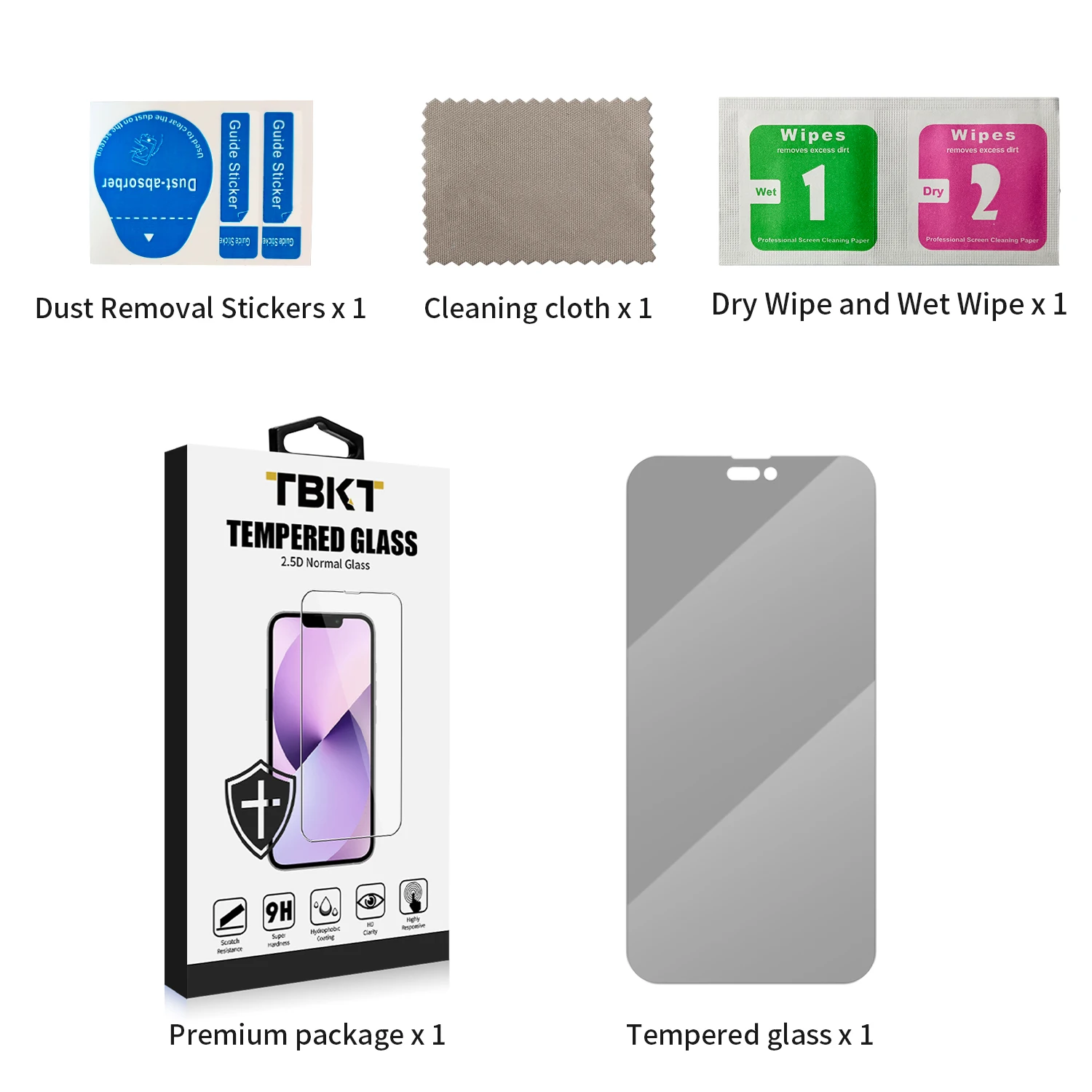 1pack Privacy Tempered Glass Screen Protector For Iphone 13 14 Pro Max