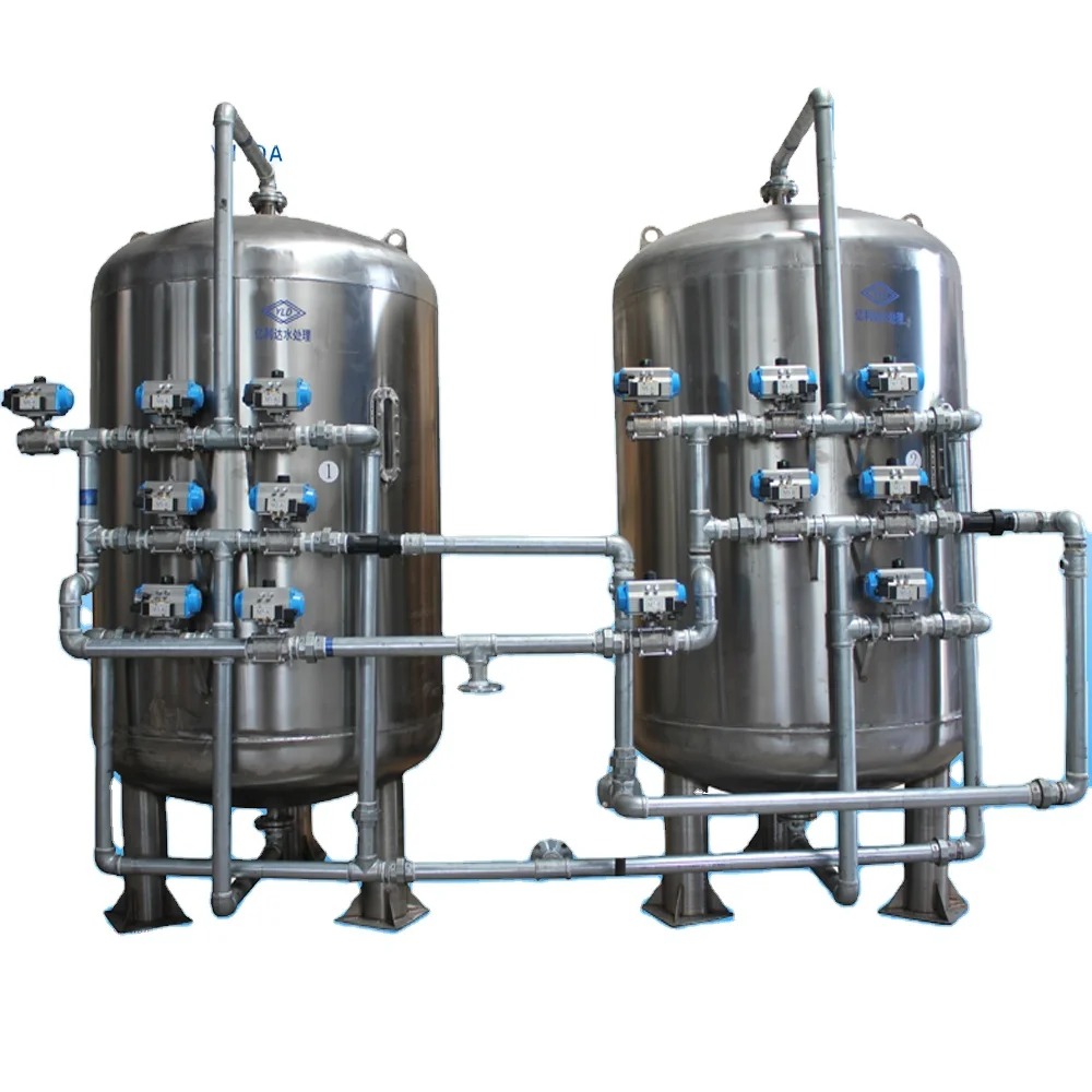 Side Stream Filtration Systems Multimedia Sand Filters tank for Cooling Tower