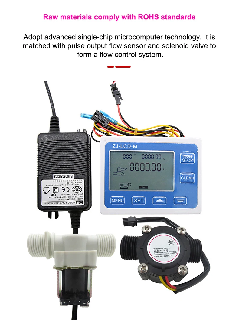 Dn15 Flow Quantitative Controller Instrument Digital Led Display+1/2 ...
