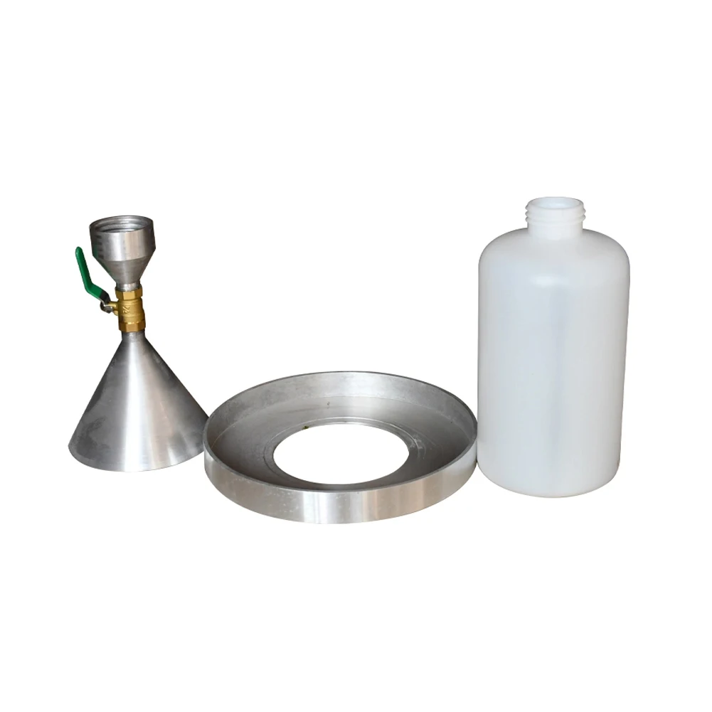 Sand Cone Field Density test Sand Fling Funnel Density Cones Density Apparatus