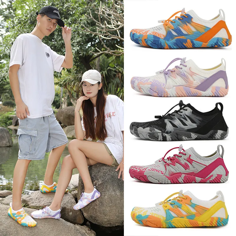 Manufacturers Custom Summer Elastic Quick Drying Water Shoes Unisex Wading Shoes Swimming Barefoot Shoes Beach